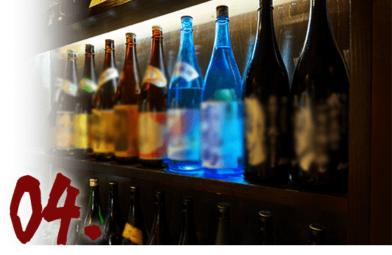 常連様の“飲みたい”に応えるお酒のラインナップ